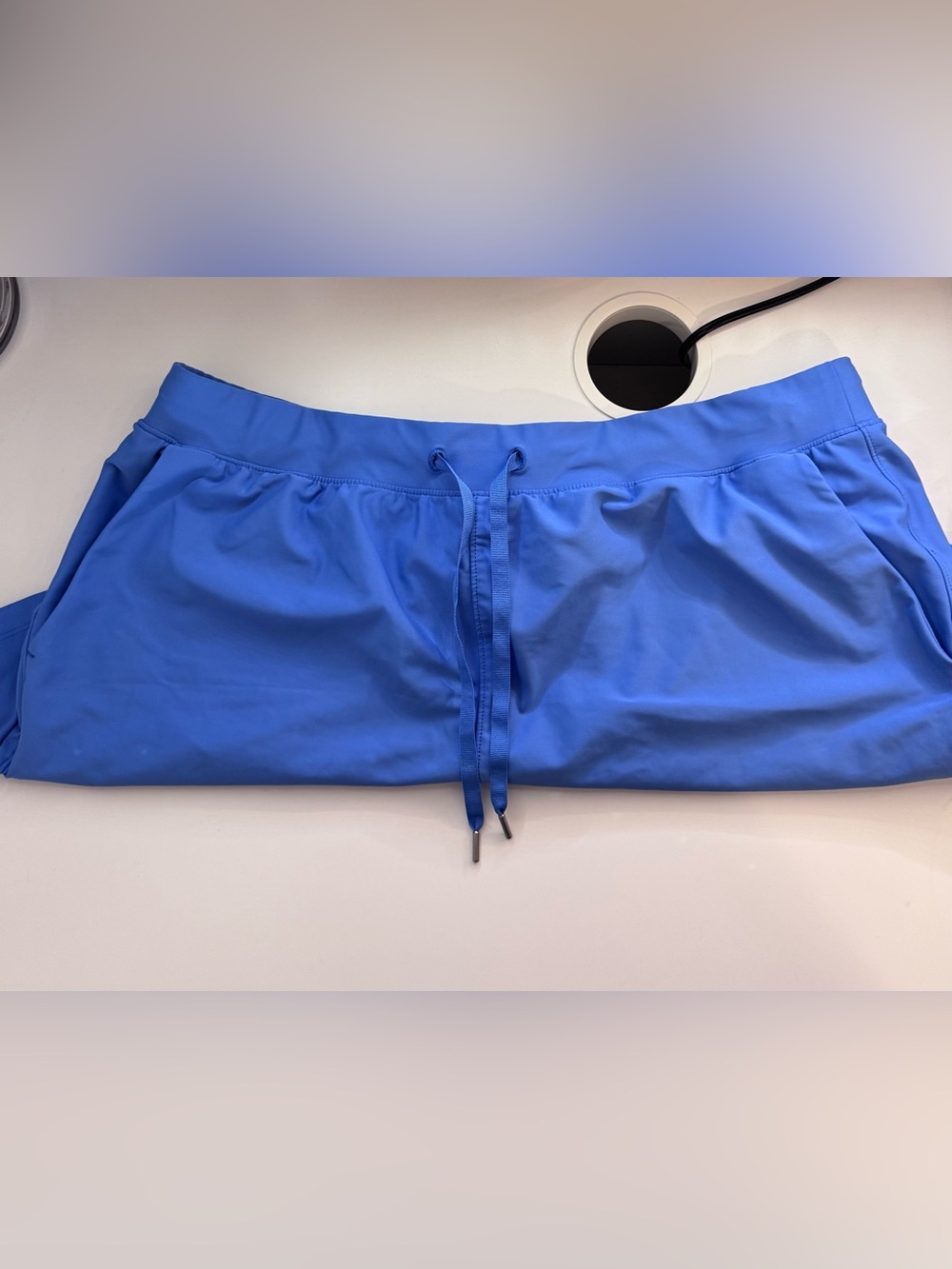 Bright Blue Drawstring Shorts